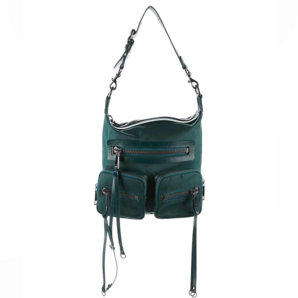 GREEN REBECCA MINKOFF SHOULDER BAG / HANDBAG